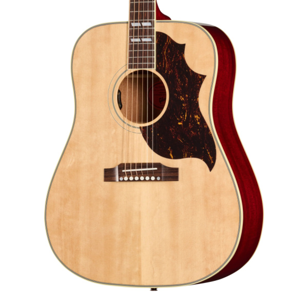 Guitarra acústica Country Western 60s Original con tapa natural y golpeador carey
