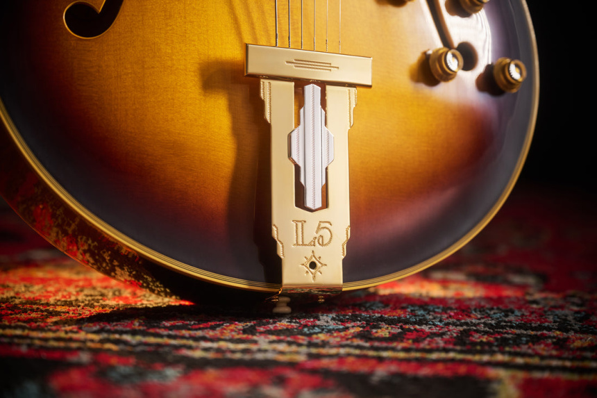 Cordal de la Gibson Custom 1957 L-5 CES Reissue, Vintage Starburst