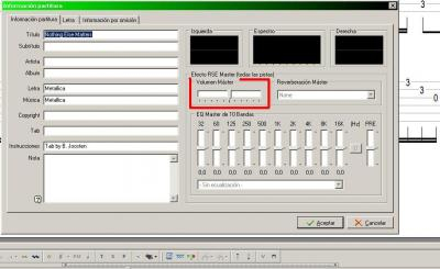 Como Modificar El Volumen General De Un Archivo Guitar Pro