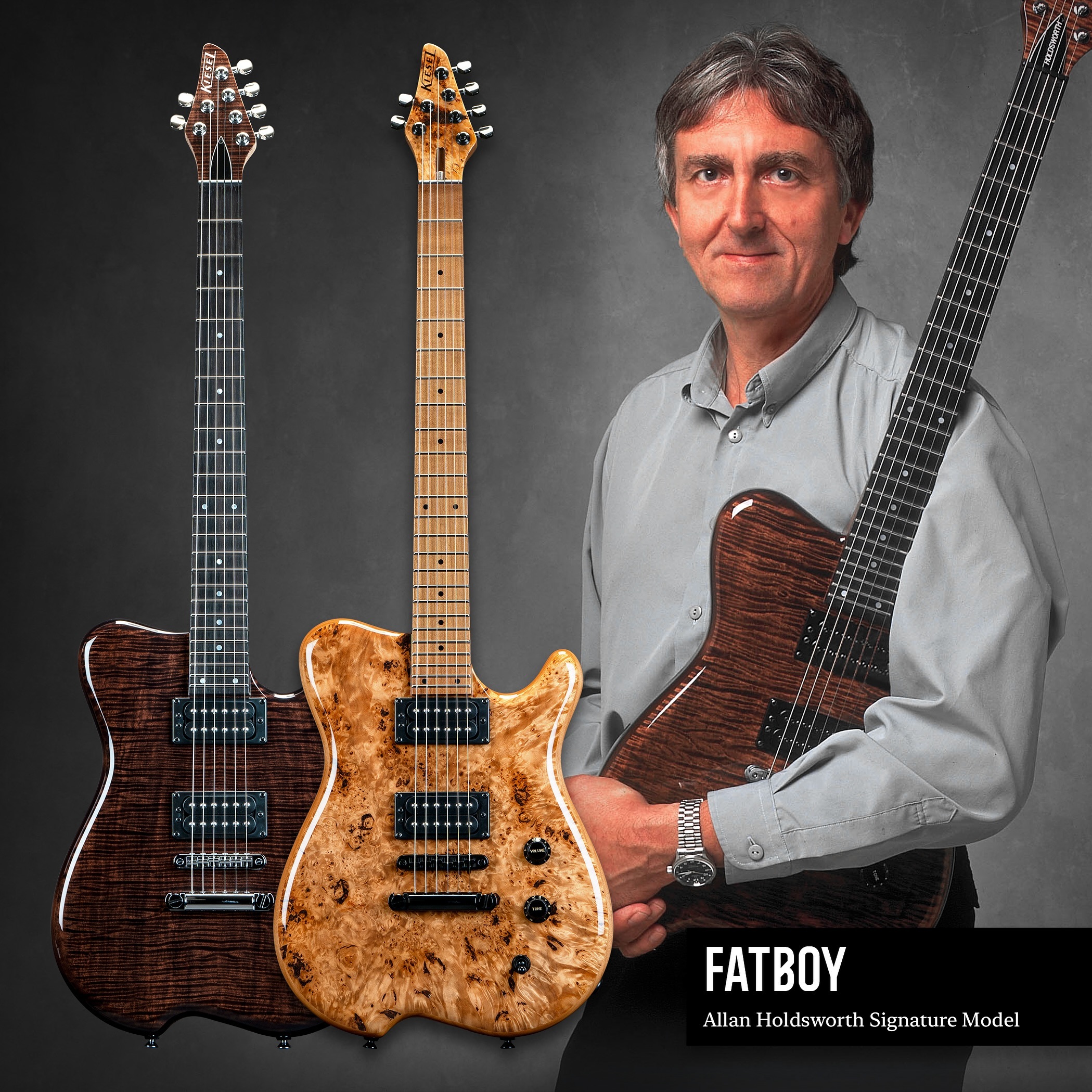 Kiesel Reedita El Modelo Allan Holdsworth Fatboy HF2 Del Desaparecido