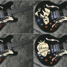 Customizar una culona con motivos de blues, I