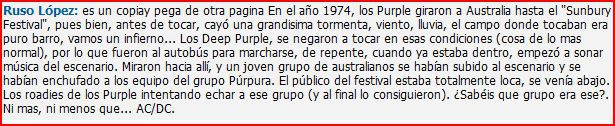 Curiosidad de AC/DC