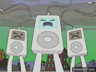 Big iPod Whipping in the Simpsons on Make a GIF.gif