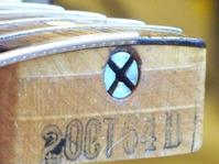 1.1 fender strat round laminate brazillian rosewood veneer fretboard refret 1964 date stamp on neck.JPG