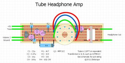 12AX7 Headphone Amp layout.png