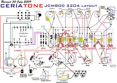 Схема jcm 800