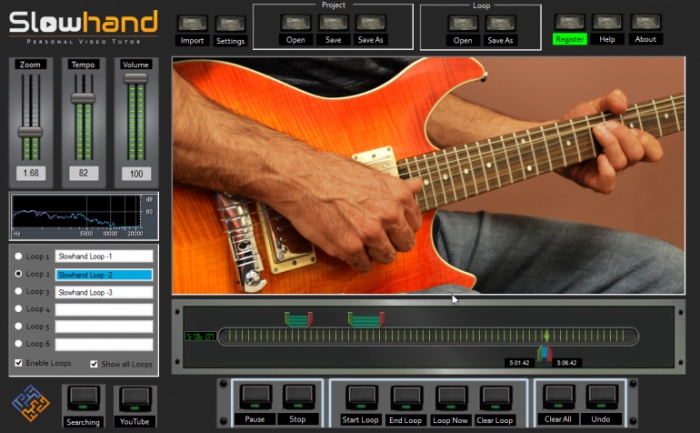 Slowhand Personal Video Tutor
