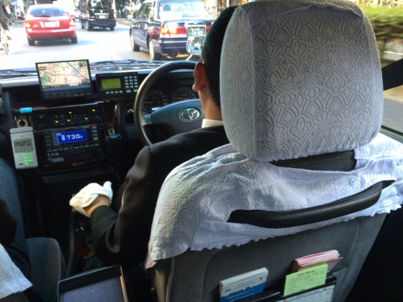 Un taxi en Tokio