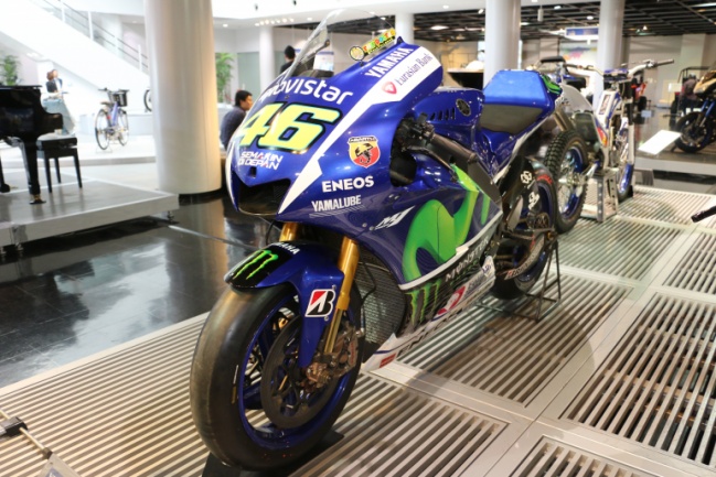Visitando el museo de Yamaha Motors