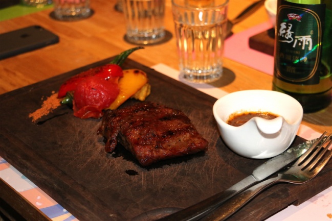 Un respiro con comida occidental