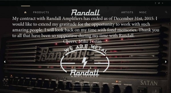 Mike Fortin deja Randall