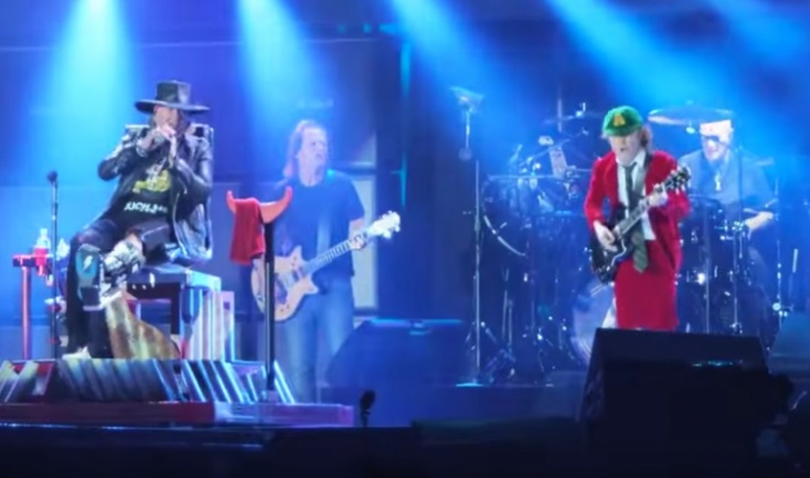 AC/DC con Axl Rose