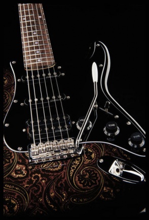 Harley Benton St-70 Paisley Black