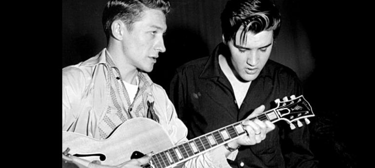 Scotty Moore con Elvis Presley