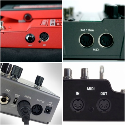 MIDI pedals