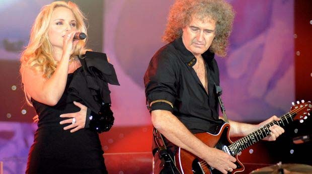 Brian May y Kelly Ellis