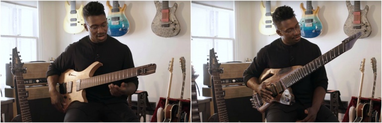 Tosin Abasi muestra el prototipo de su nueva guitarra