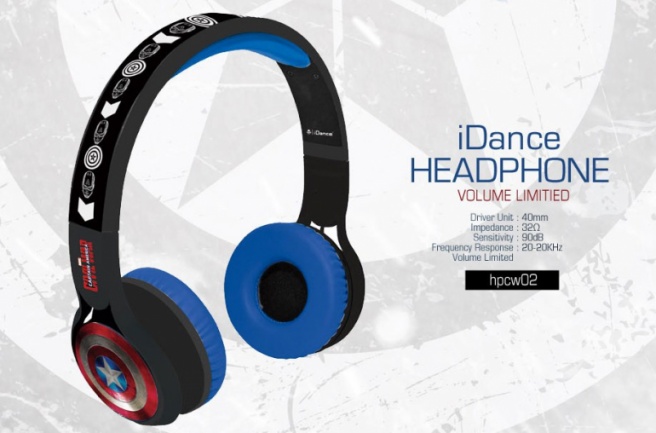 Auriculares Capitán América