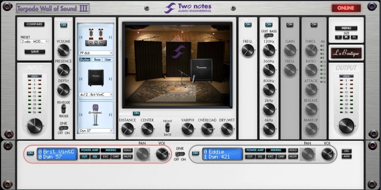 Two Notes Dist and clean