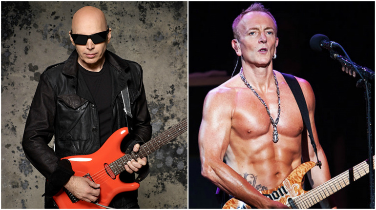 Joe Satriani y Phil Collen