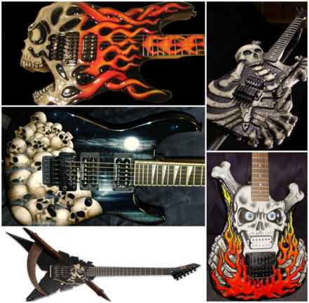 Guitarras esqueletos