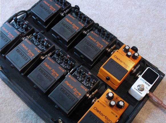 Metalzone pedalboard