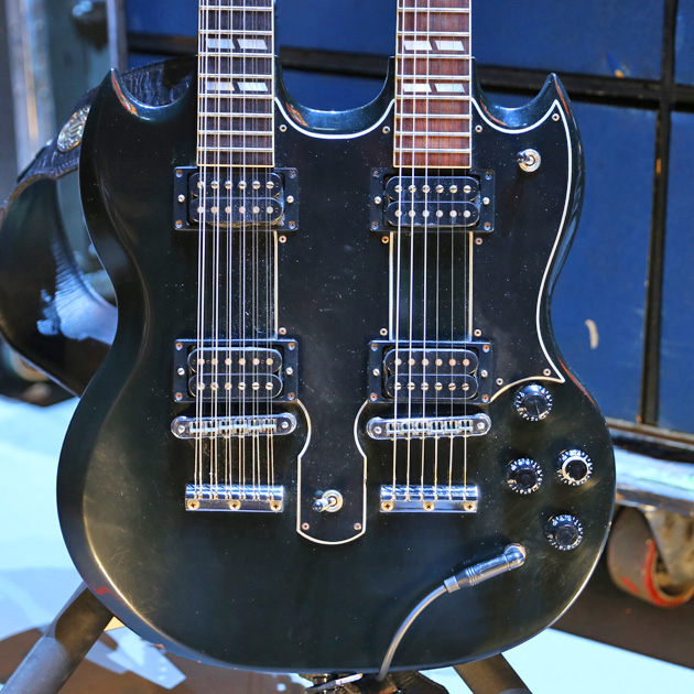 Guitarra Truss Rod Cubierta Grabado EPIPHONE pistolas Roses SLASH-Negro Plata N 