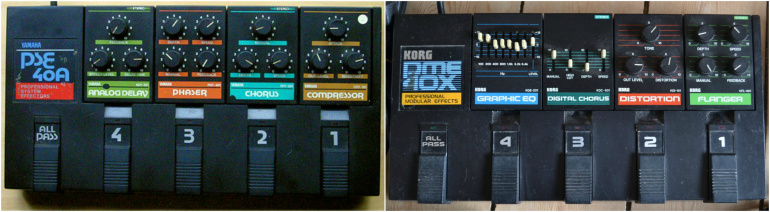 Korg Yamaha pedalera modular