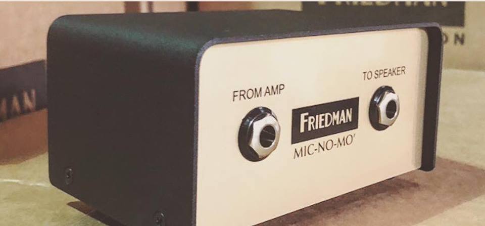 tiempo compañera de clases Inscribirse Friedman anuncia el simulador de altavoz MIC-NO-MO | Guitarristas