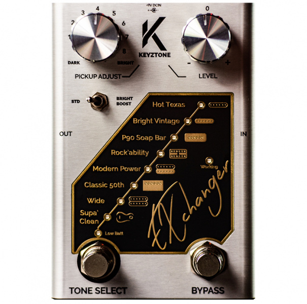 Keyztone EXchanger, un pedal que cambia las pastillas de la guitarra de