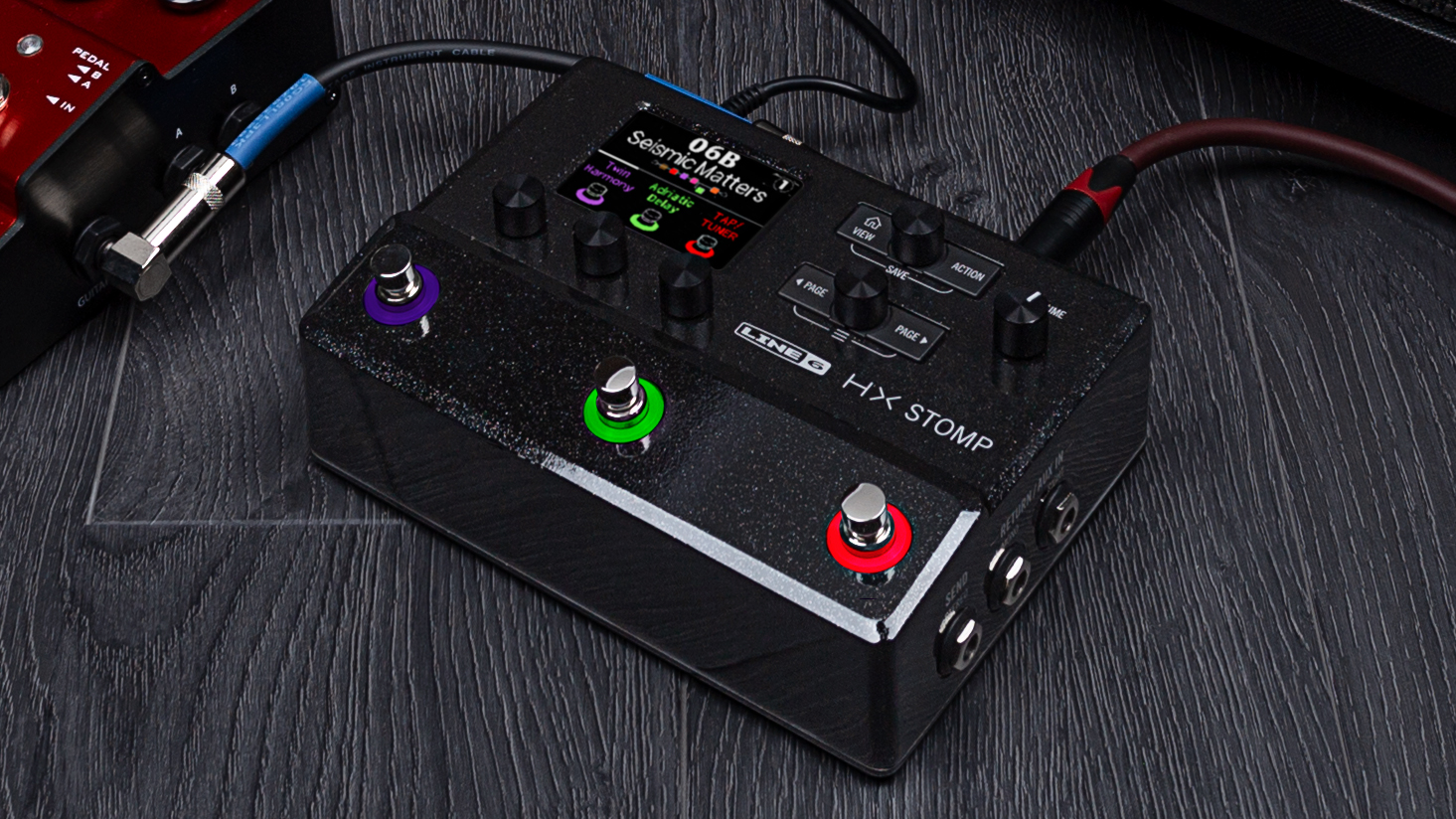 Pedalera efectos guitarra line 6 hx stomp xl