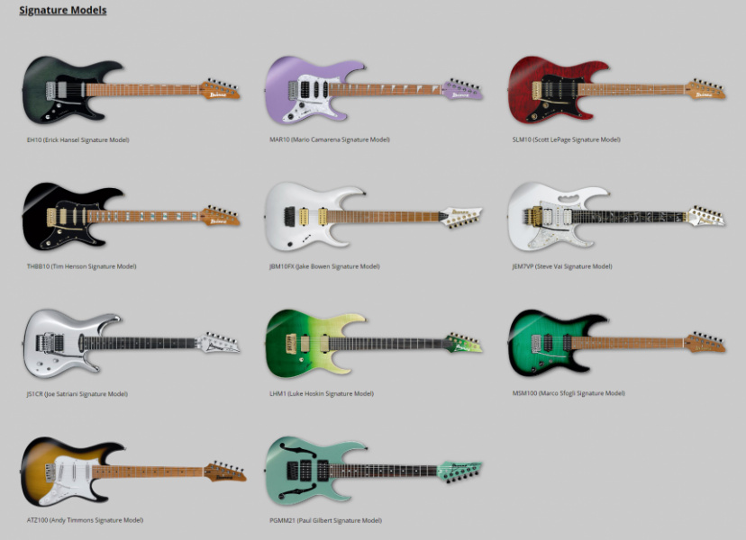 Ibanez 2019 Signature