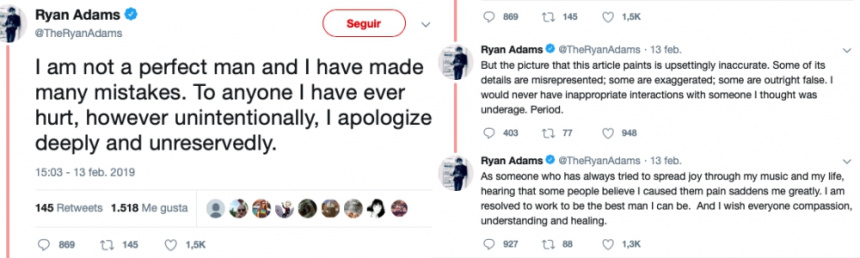 Ryan Adams Twitter
