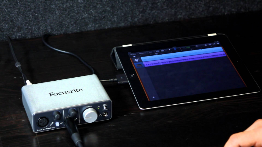 iPad y focusrite