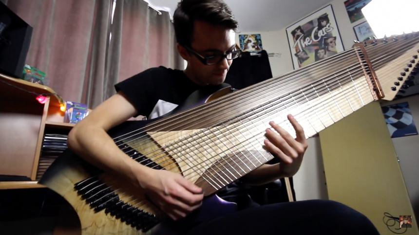 Steve T 20 strings guitar 2