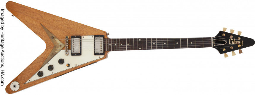 Flying V Korina 1958 Dave Davies front