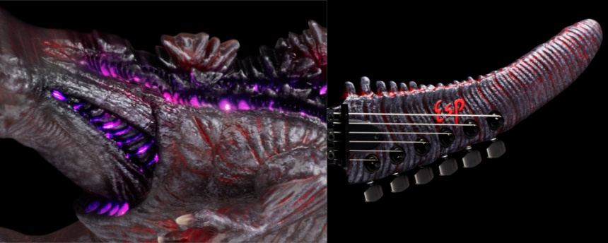 ESP-Godzilla-body headstock