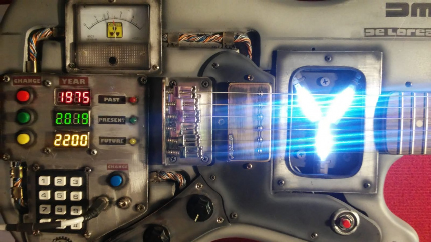 Martper Back To The Future Guitar Mustang panel de control