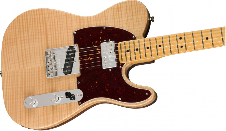 Flame Maple Top Chambered Telecaster2
