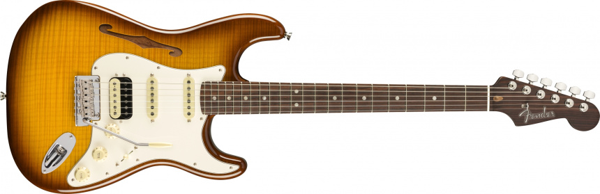 Flame Maple Top Stratocaster HSS Thinline