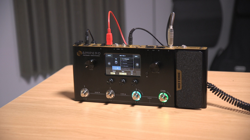 Hotone Ampero en plató