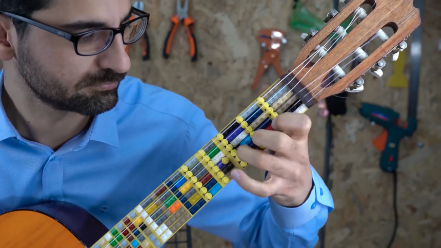 Lego Microtonal Guitar 2