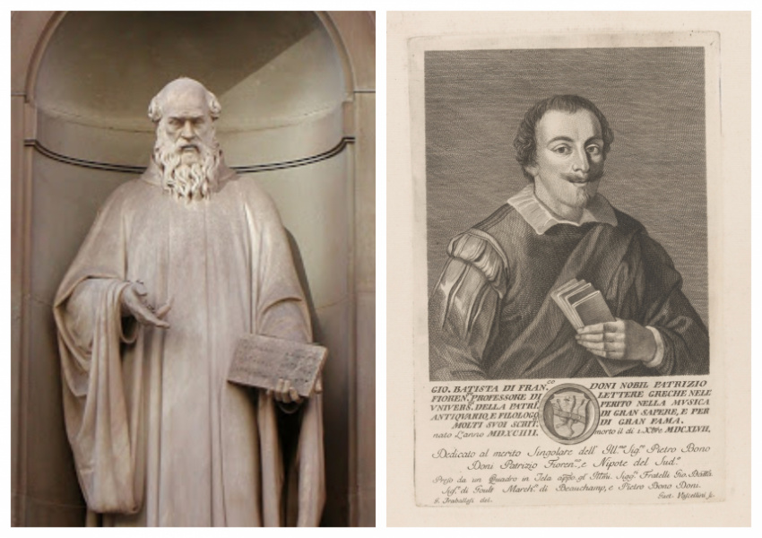 Guido d'Arezzo y Giovani Batista Doni