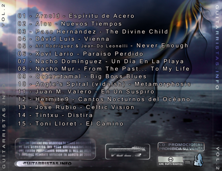 CD Guitarristas back volumen 2