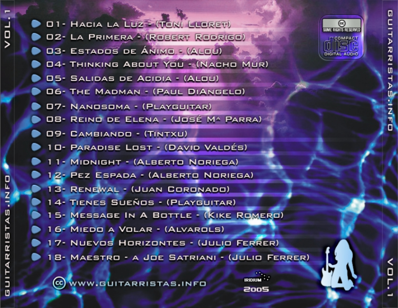 CD Guitarristas back volumen 1