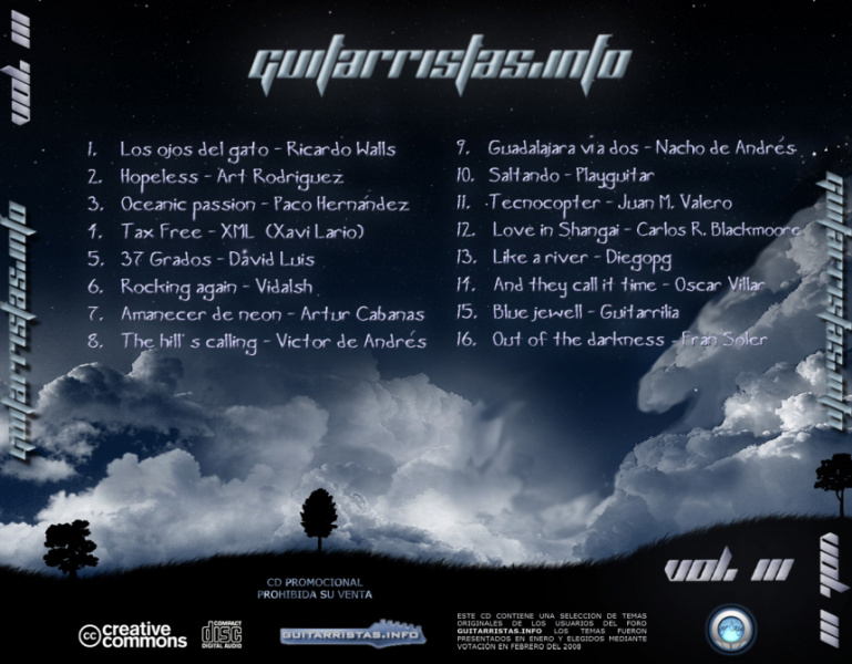 CD Guitarristas back volumen 3