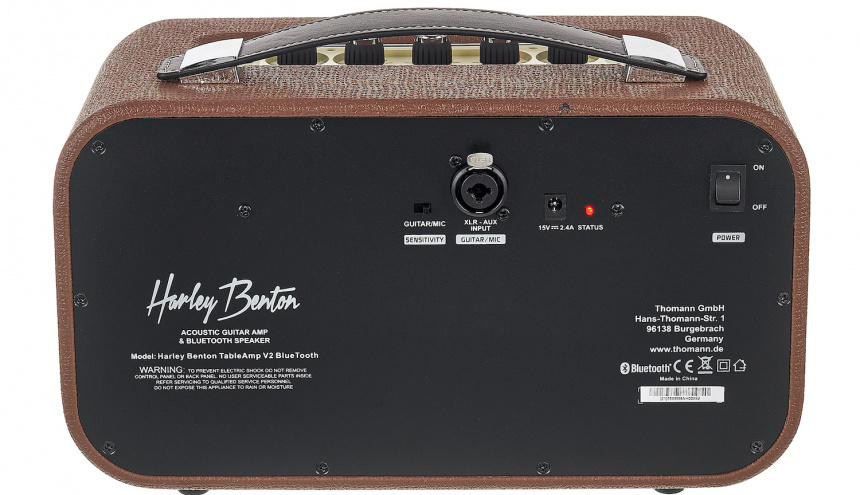 TableAmp V2 Bluetooth back