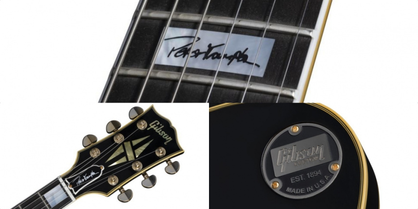 Peter Frampton Phenix Inspired Les Paul Custom detalles