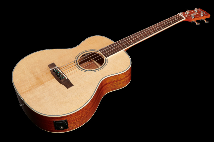 Harley Benton CLB-10SE Travel Short Scale Acoustic Bass