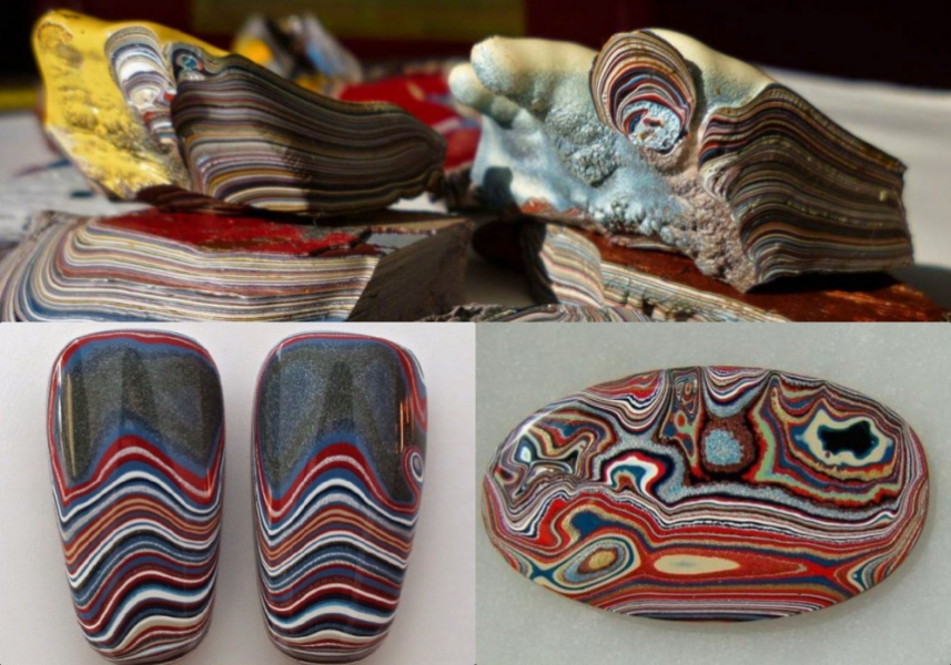 fordite-collage